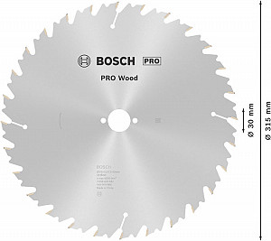 List za krožno žago PRO Wood, 315 x 3,2 x 30 mm, T28