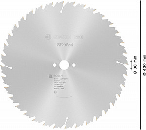 List za krožno žago PRO Wood, 400 x 3,5 x 30 mm, T36