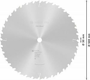 List za krožno žago PRO Wood, 500 x 3,8 x 30 mm