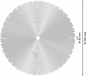 List za krožno žago PRO Wood, 600 x 4 x 30 mm