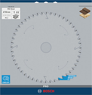 List za krožno žago PRO Wood, 700 x 4,2 x 30 mm