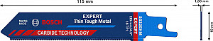 List za sabljasto žago EXPERT ‘Thin Tough Metal’ S 522 EHM, posamično pakiranje