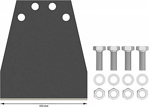 Nadomestni komplet strgalnika za tla PRO SDS max, 152 mm