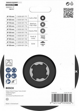 Podporni krožnik PRO Backing Pad, 125 mm, SCM