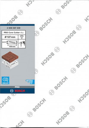 PRO Core Cutter dry, 127 x 150 mm, G 1/2