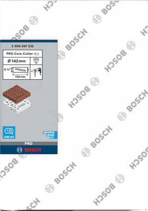 PRO Core Cutter dry, 142 x 150 mm, G 1/2