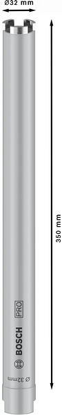 PRO Core Cutter dry, 32 x 350 mm, G 1/2