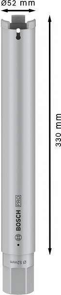 PRO Core Cutter dry, 52 x 330 mm, 1 1/4