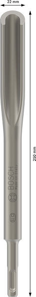 PRO SDS plus Hollow Gouging Chisel, 22 x 250 mm