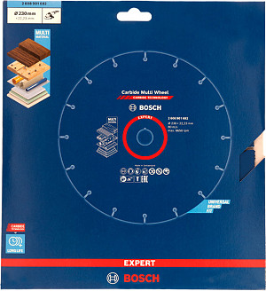 Rezalna plošča EXPERT Carbide Multi Wheel, 230 mm, 22,23 mm