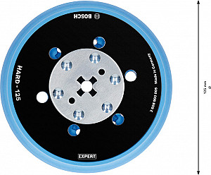 Univerzalni brusni krožnik EXPERT Multihole, 125 mm, trdi