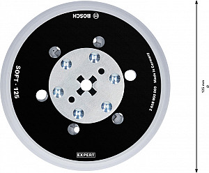 Univerzalni brusni krožnik EXPERT Multihole, 125 mm, mehki