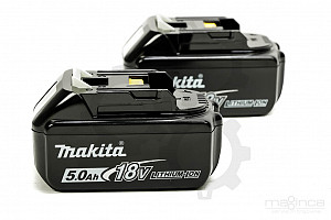 Set akumulatorjev MAKITA (2 x 18V/5,0Ah + DC18RD)