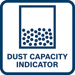 Vgrajen sistem za odsesavanje prahu GDE 18V-16