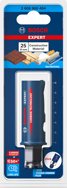 Žaga za izrezovanje lukenj EXPERT Construction Material, 25 x 60 mm