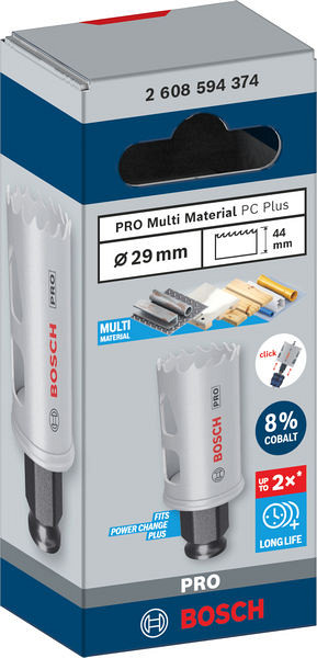 Žaga za izrezovanje lukenj PRO Multi Material PC Plus, 29 mm