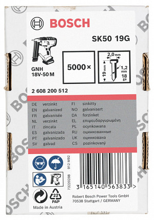 Žebelj, SK50 19G